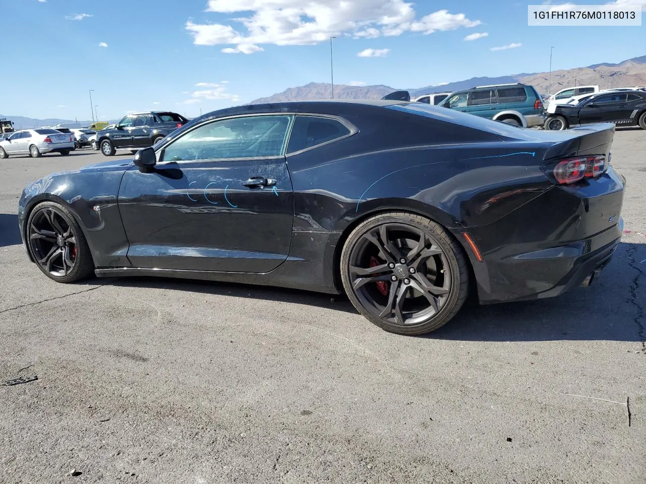 2021 Chevrolet Camaro Ss VIN: 1G1FH1R76M0118013 Lot: 77143714