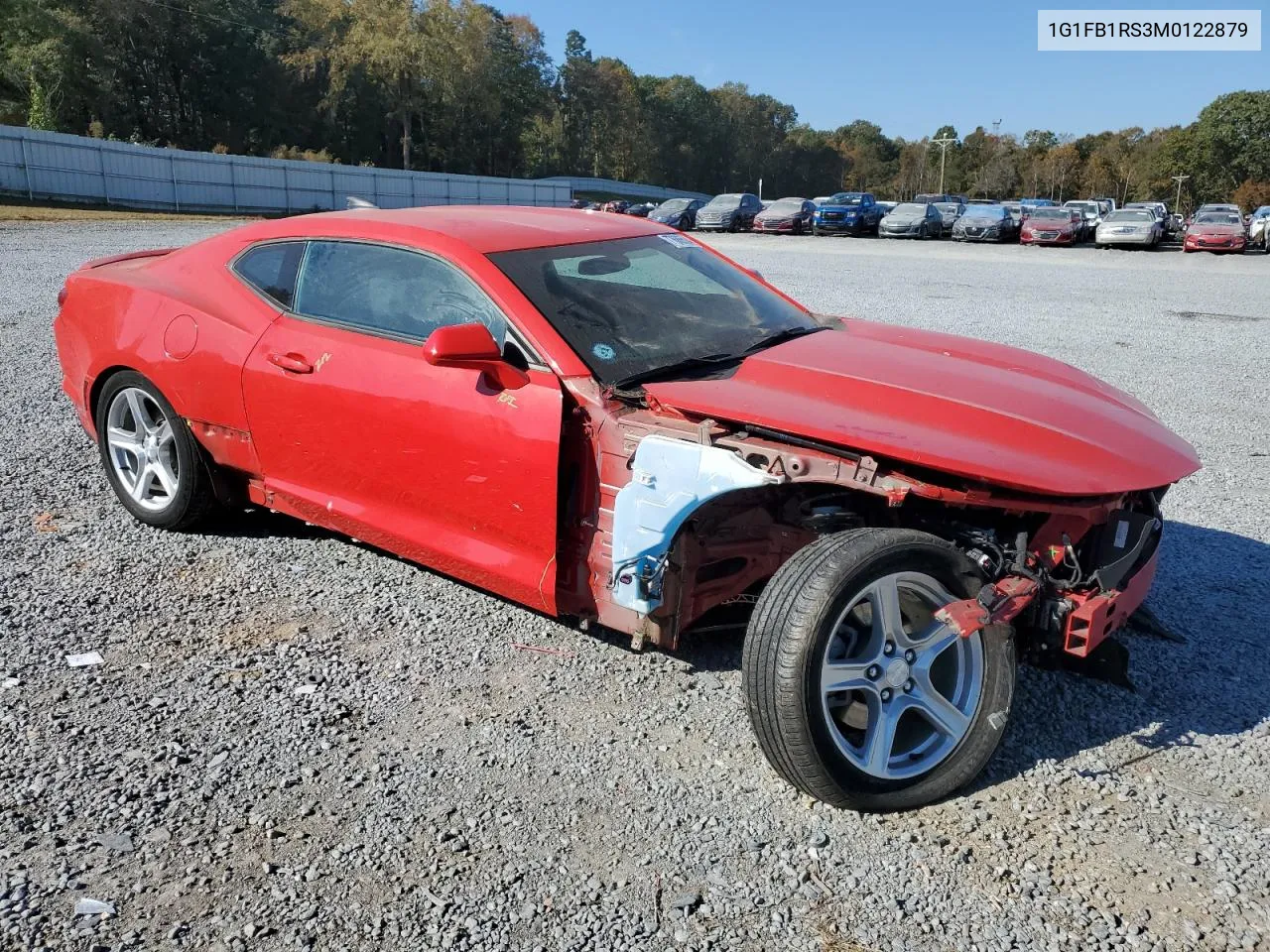 2021 Chevrolet Camaro Ls VIN: 1G1FB1RS3M0122879 Lot: 77686504