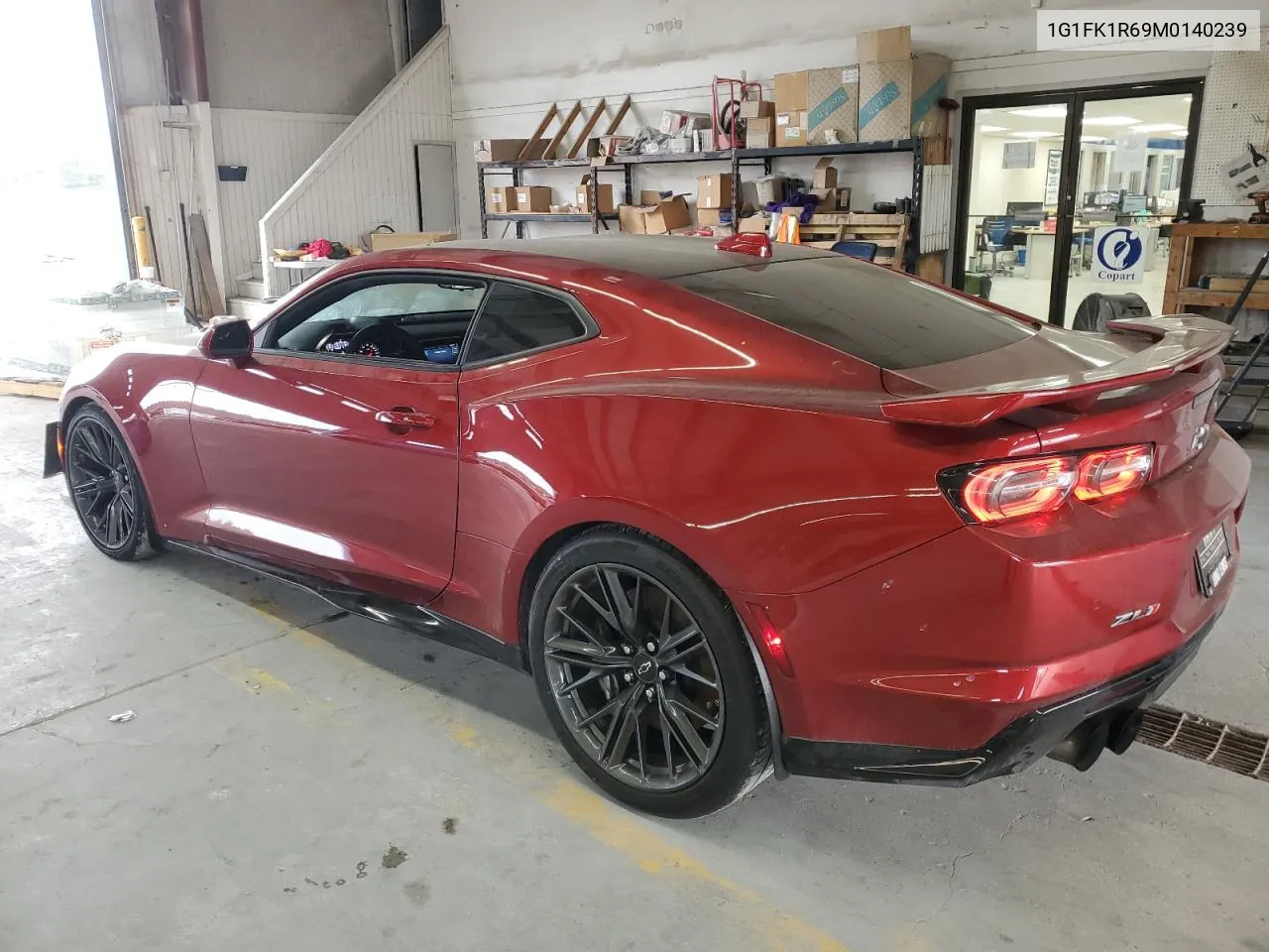 2021 Chevrolet Camaro Zl1 VIN: 1G1FK1R69M0140239 Lot: 78714864