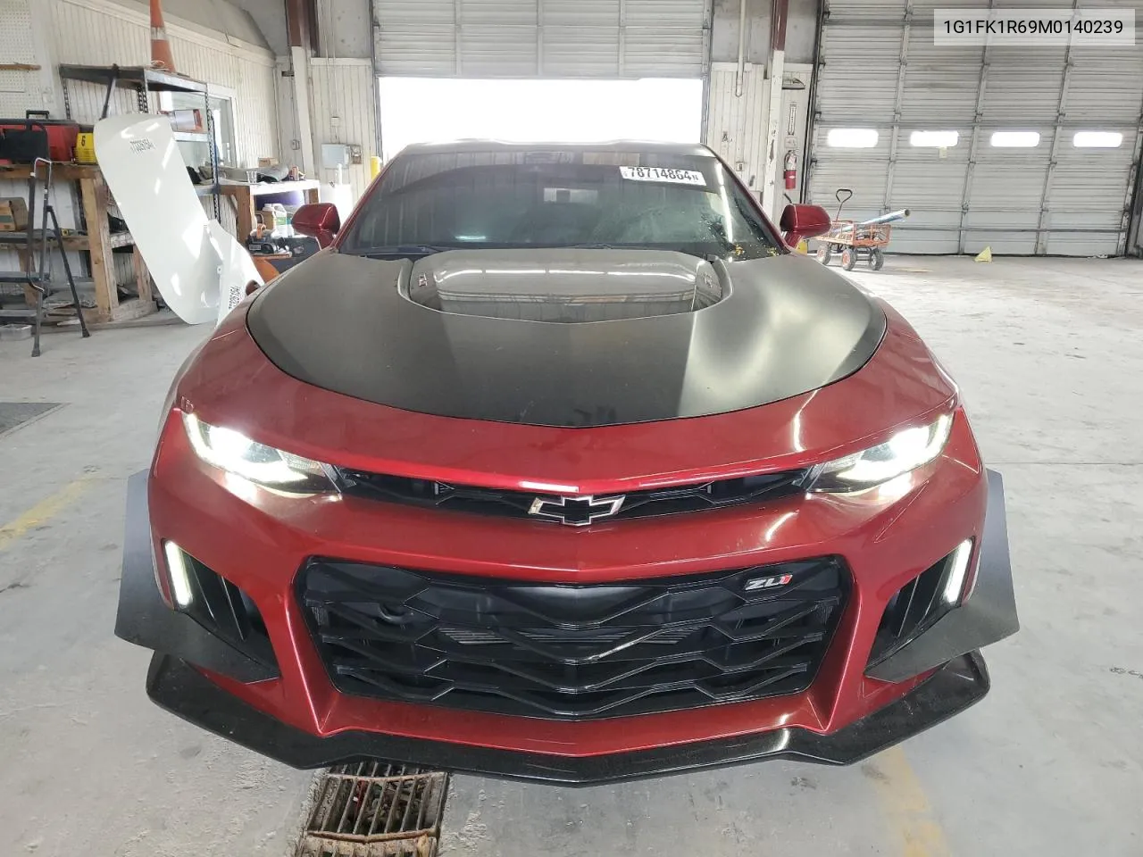 2021 Chevrolet Camaro Zl1 VIN: 1G1FK1R69M0140239 Lot: 78714864