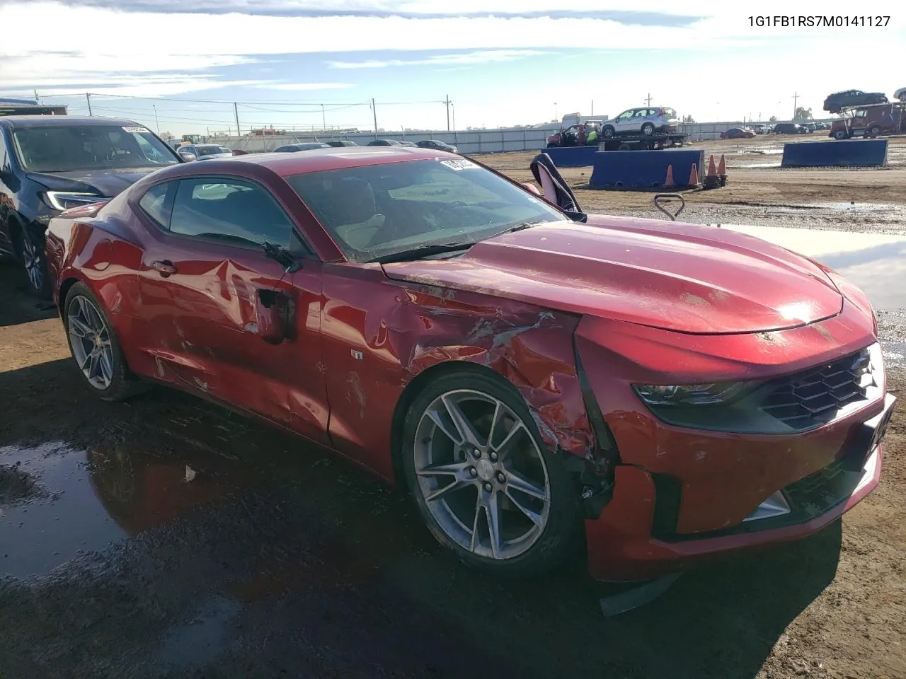 2021 Chevrolet Camaro Ls VIN: 1G1FB1RS7M0141127 Lot: 80152054