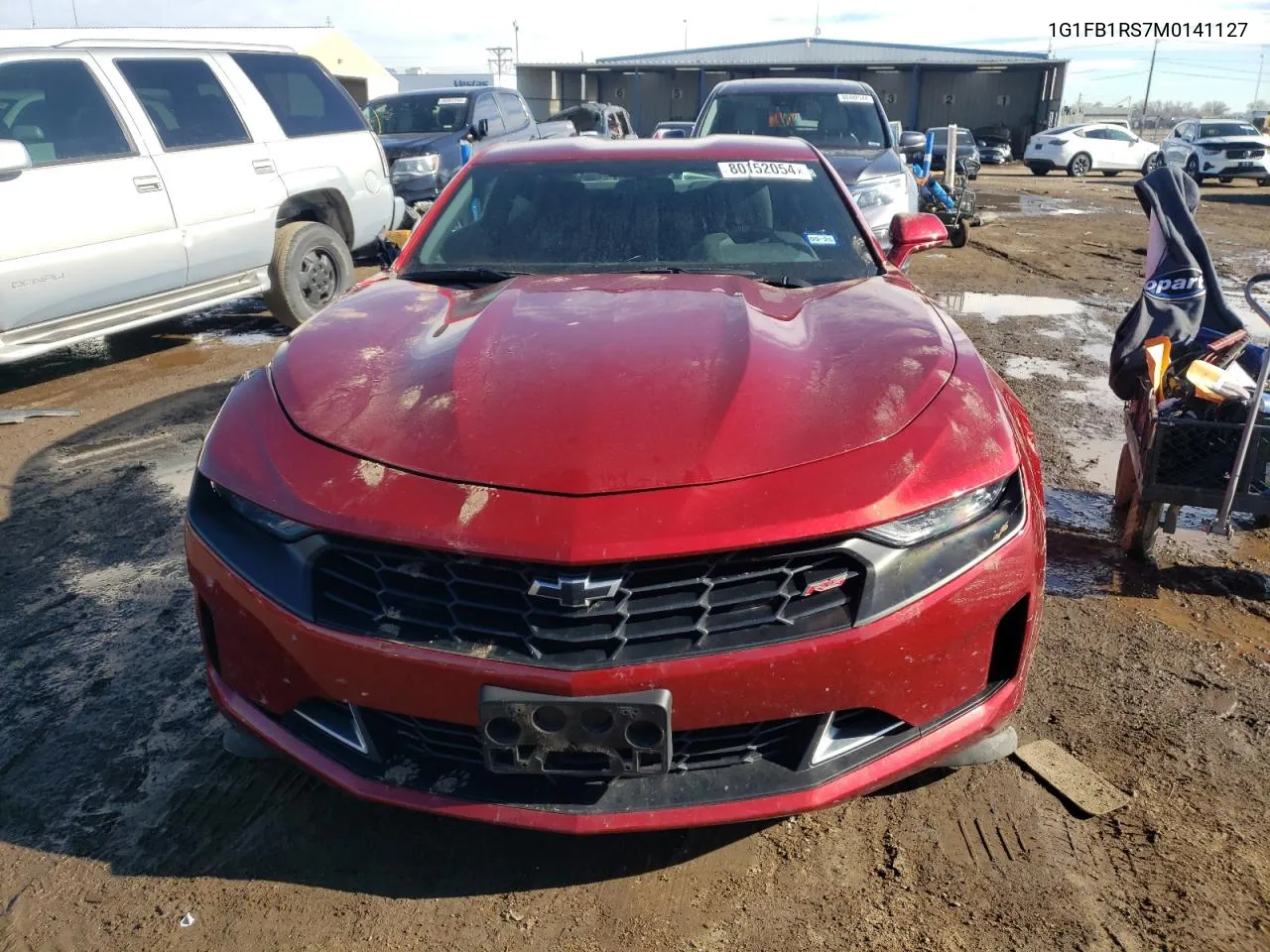 2021 Chevrolet Camaro Ls VIN: 1G1FB1RS7M0141127 Lot: 80152054