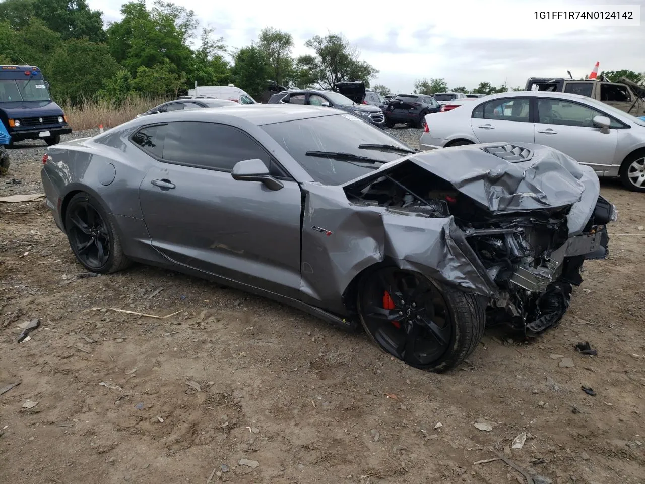 2022 Chevrolet Camaro Lt1 VIN: 1G1FF1R74N0124142 Lot: 53745804