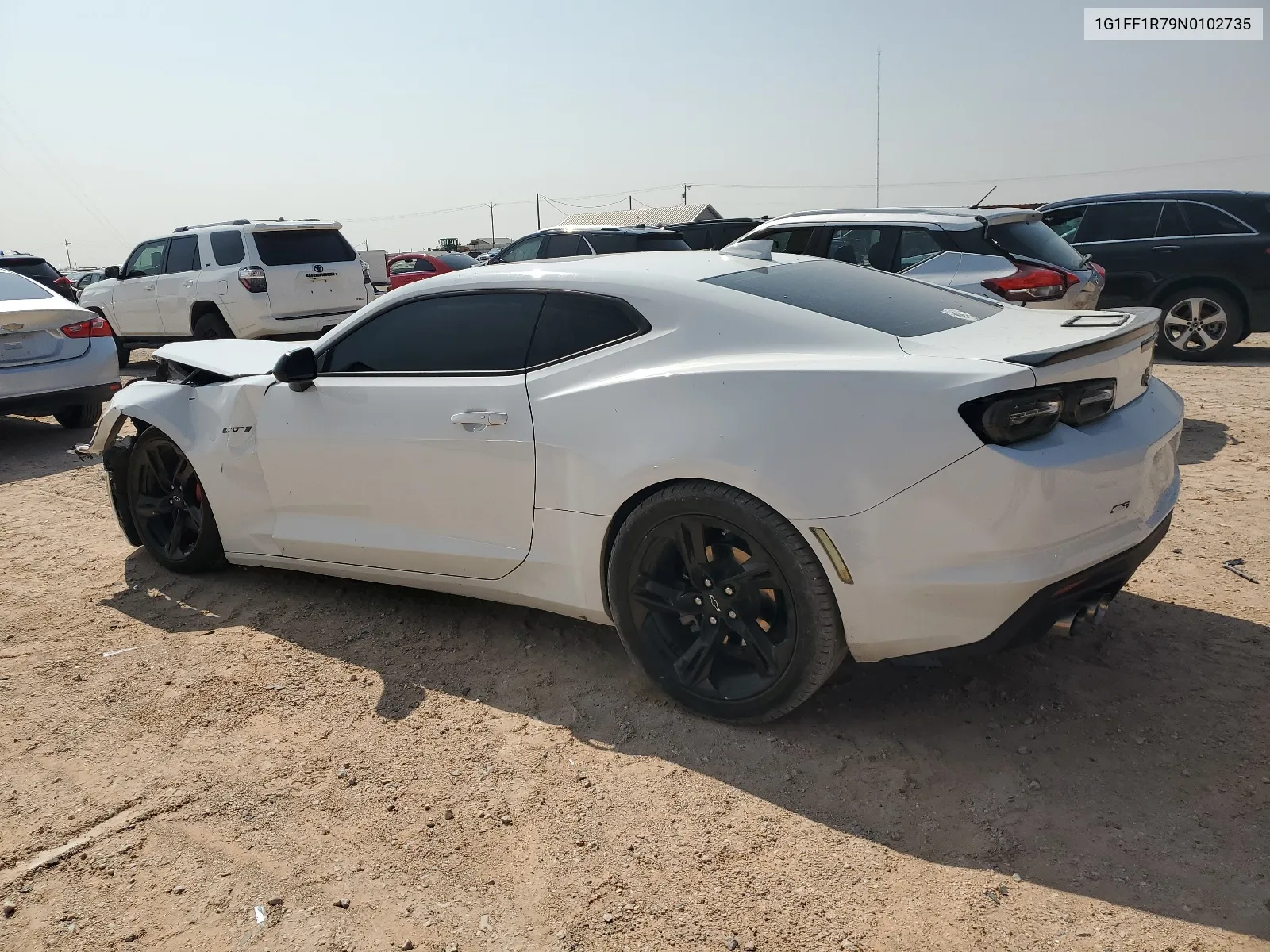 2022 Chevrolet Camaro Lt1 VIN: 1G1FF1R79N0102735 Lot: 64630364