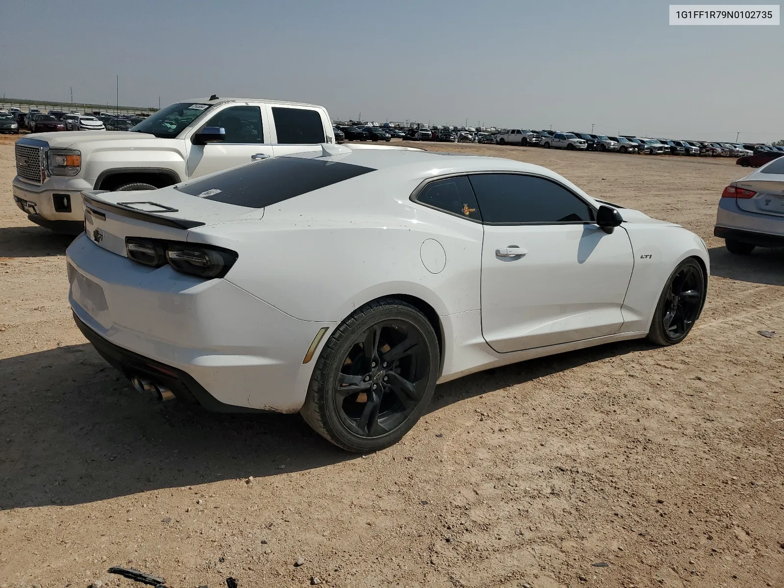 2022 Chevrolet Camaro Lt1 VIN: 1G1FF1R79N0102735 Lot: 64630364