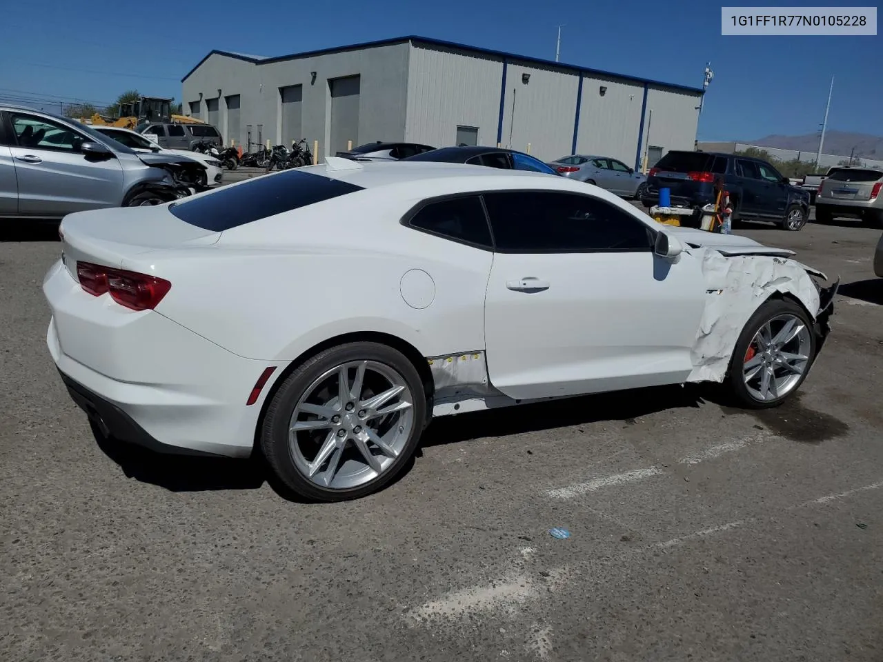 2022 Chevrolet Camaro Lt1 VIN: 1G1FF1R77N0105228 Lot: 68142084