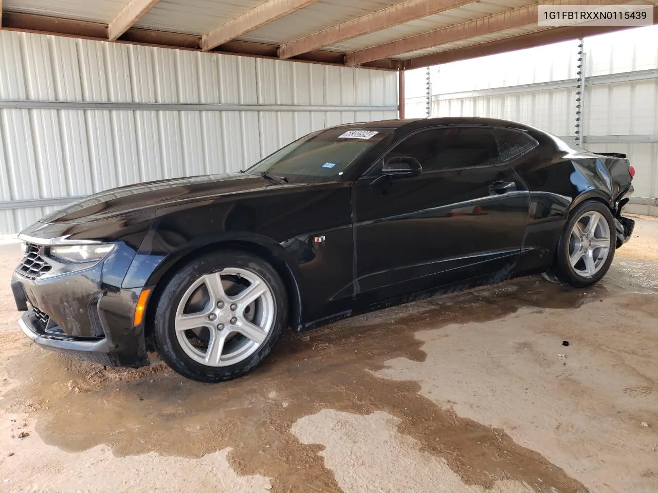 2022 Chevrolet Camaro Ls VIN: 1G1FB1RXXN0115439 Lot: 68380994