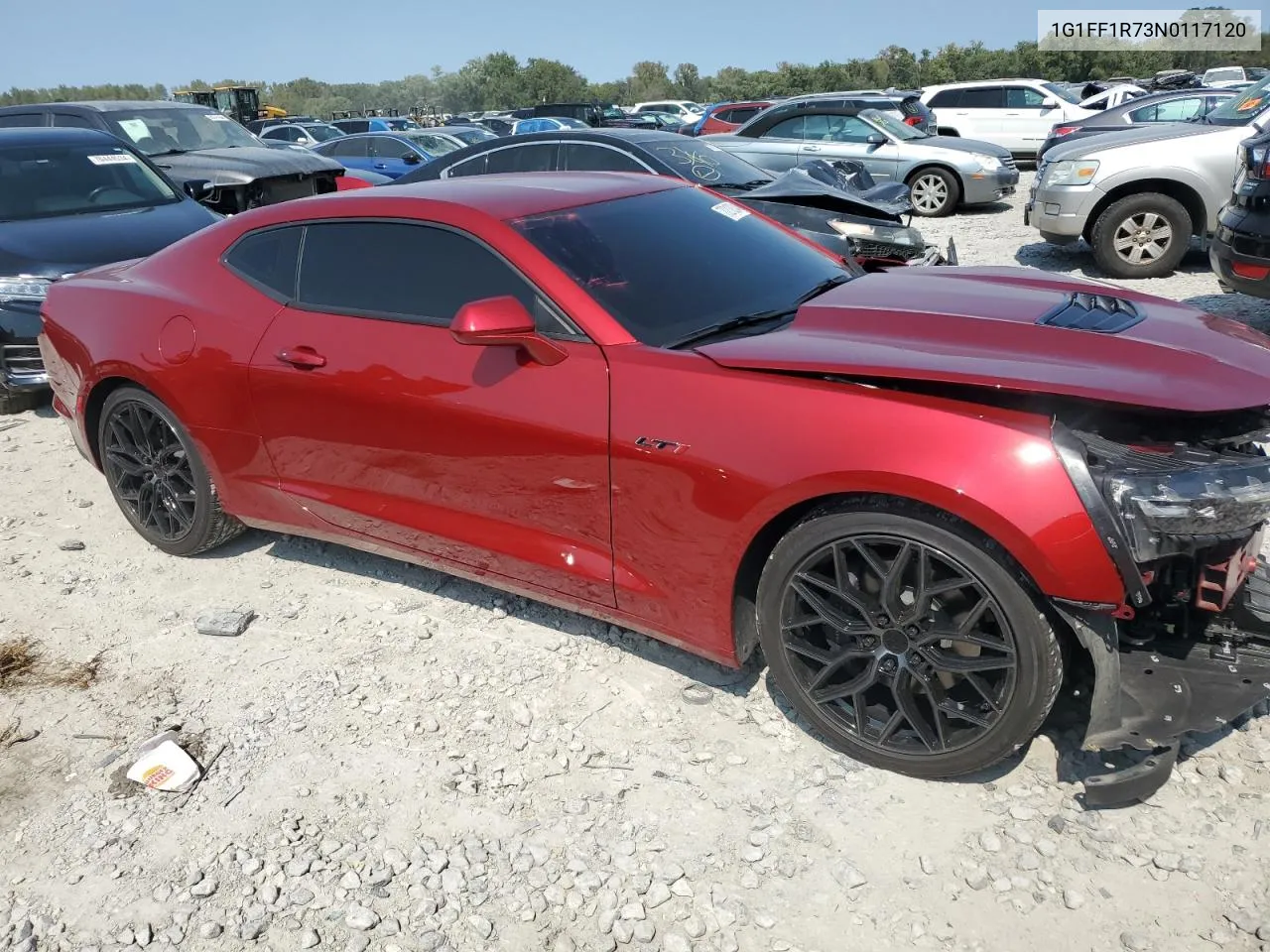 2022 Chevrolet Camaro Lt1 VIN: 1G1FF1R73N0117120 Lot: 70218334