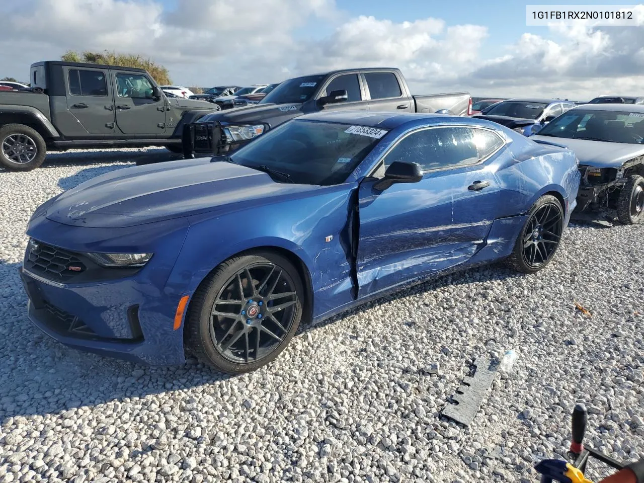 2022 Chevrolet Camaro Ls VIN: 1G1FB1RX2N0101812 Lot: 71853324