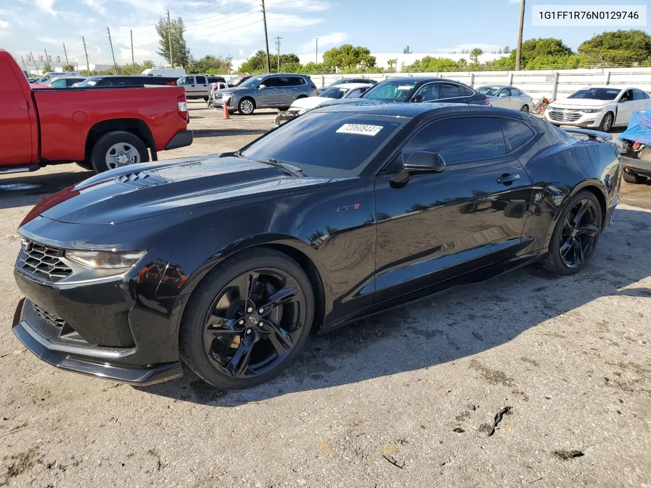 2022 Chevrolet Camaro Lt1 VIN: 1G1FF1R76N0129746 Lot: 72060844