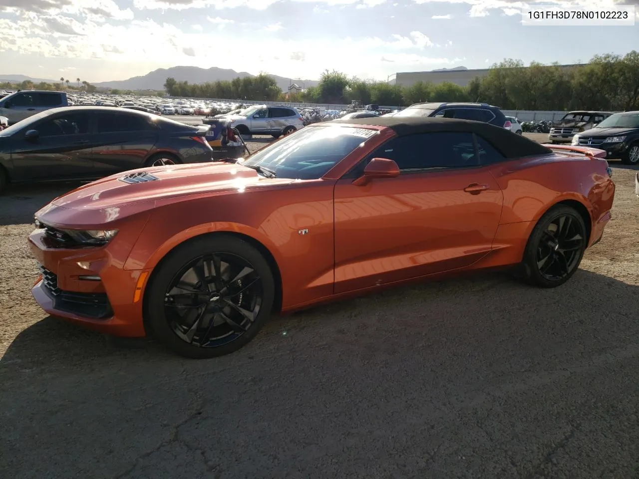 2022 Chevrolet Camaro Ss VIN: 1G1FH3D78N0102223 Lot: 72284274