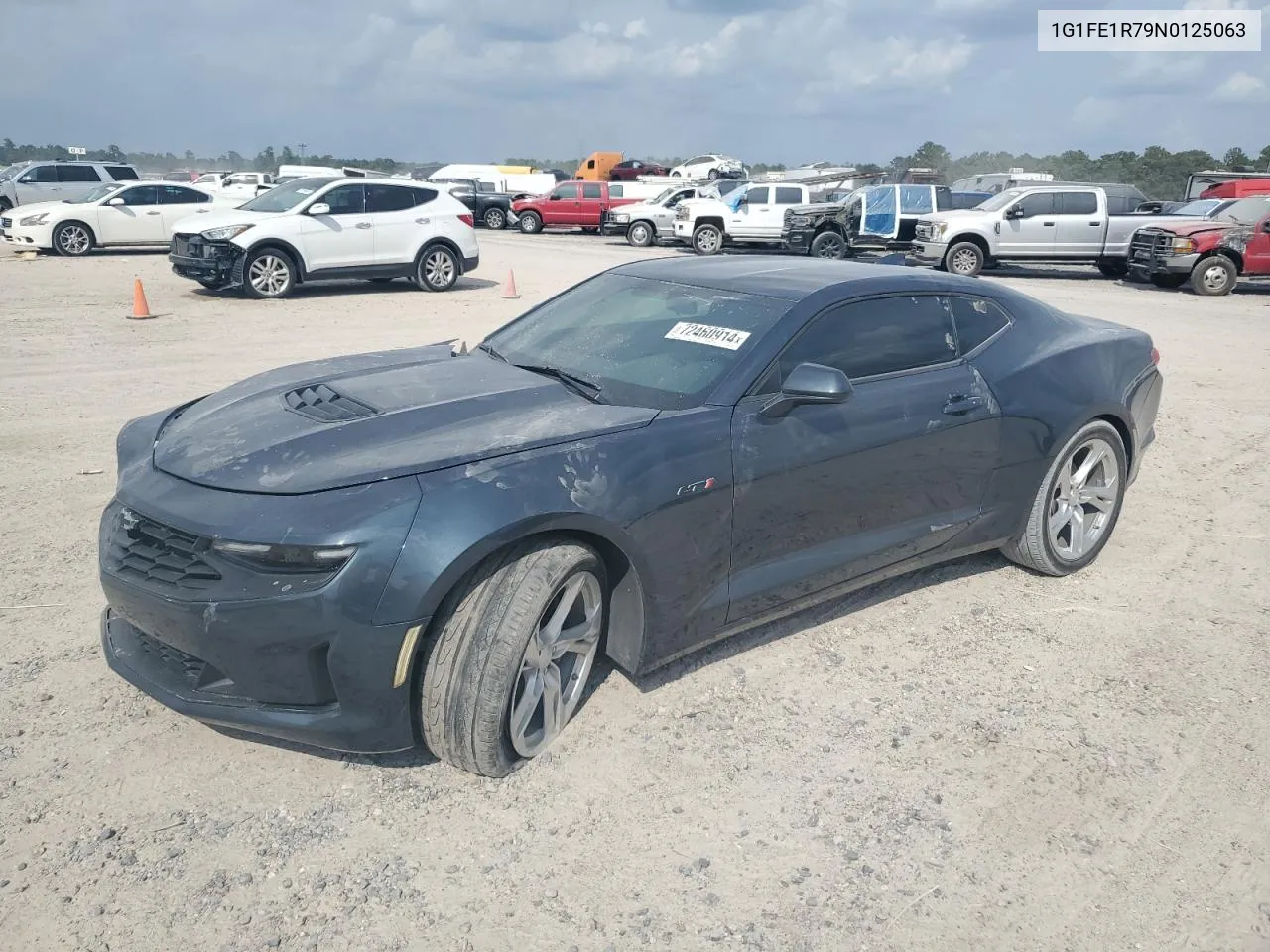 2022 Chevrolet Camaro Lt1 VIN: 1G1FE1R79N0125063 Lot: 72460914