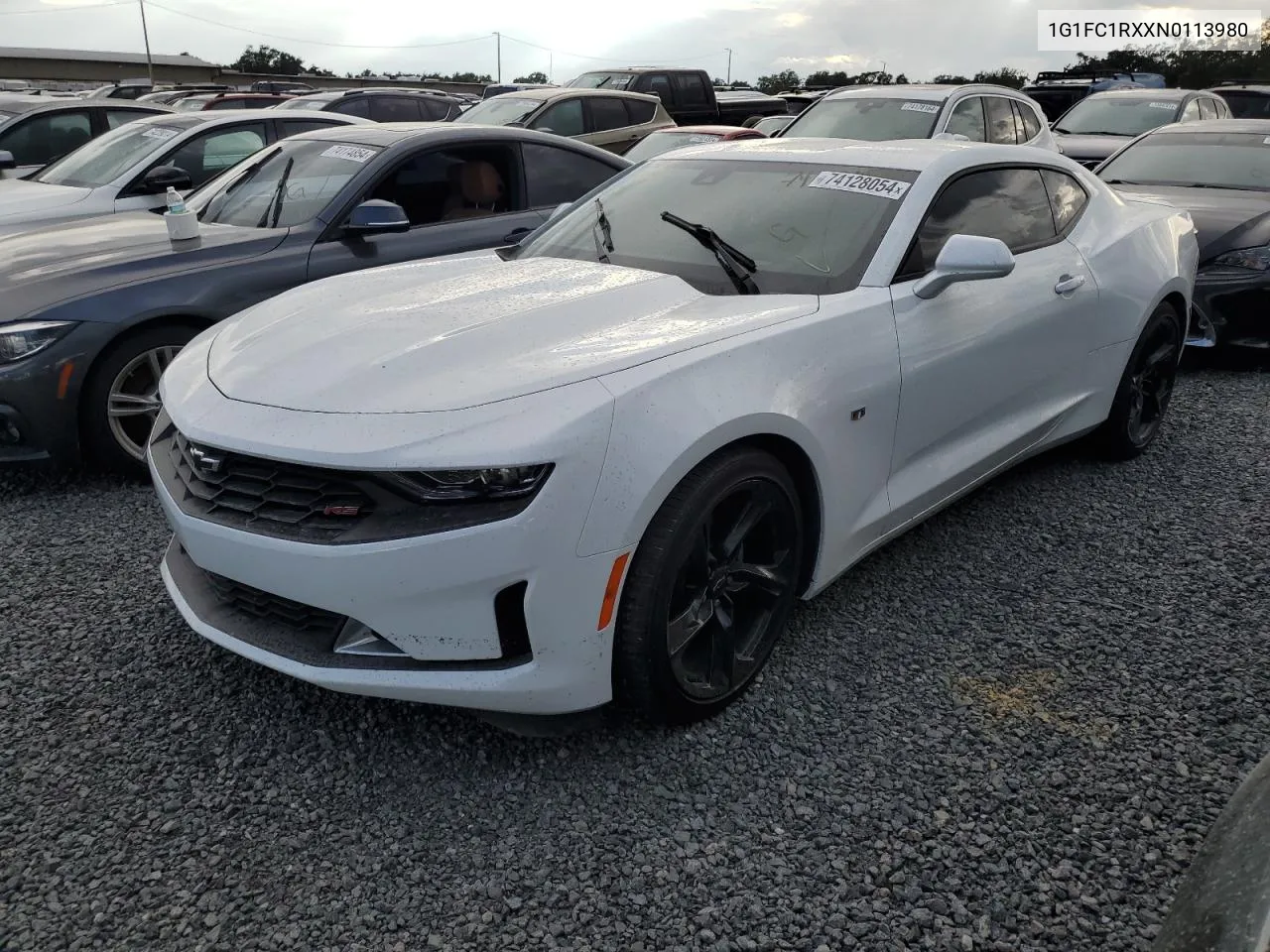 2022 Chevrolet Camaro Lt VIN: 1G1FC1RXXN0113980 Lot: 74128054