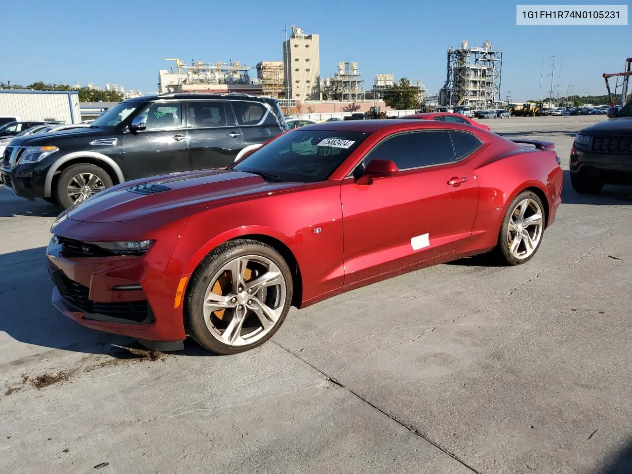 2022 Chevrolet Camaro Ss VIN: 1G1FH1R74N0105231 Lot: 75062424