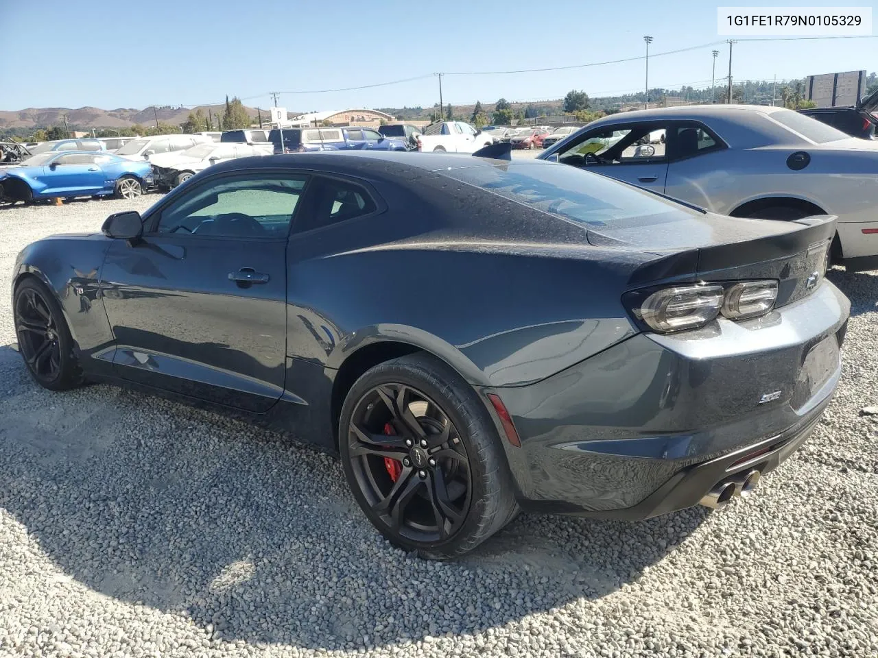 2022 Chevrolet Camaro Lt1 VIN: 1G1FE1R79N0105329 Lot: 75105914