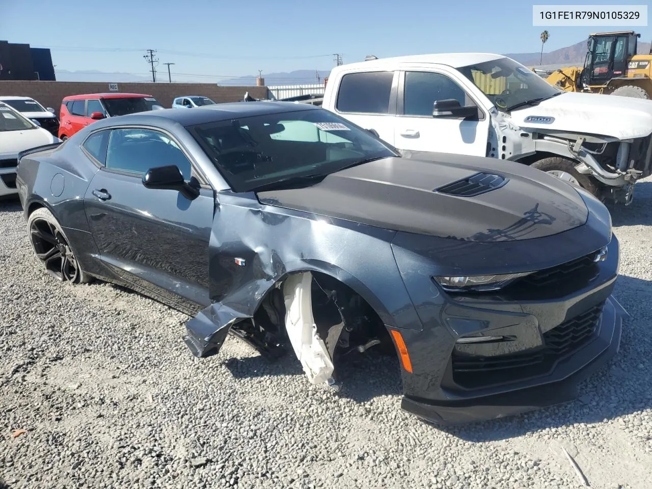 2022 Chevrolet Camaro Lt1 VIN: 1G1FE1R79N0105329 Lot: 75105914