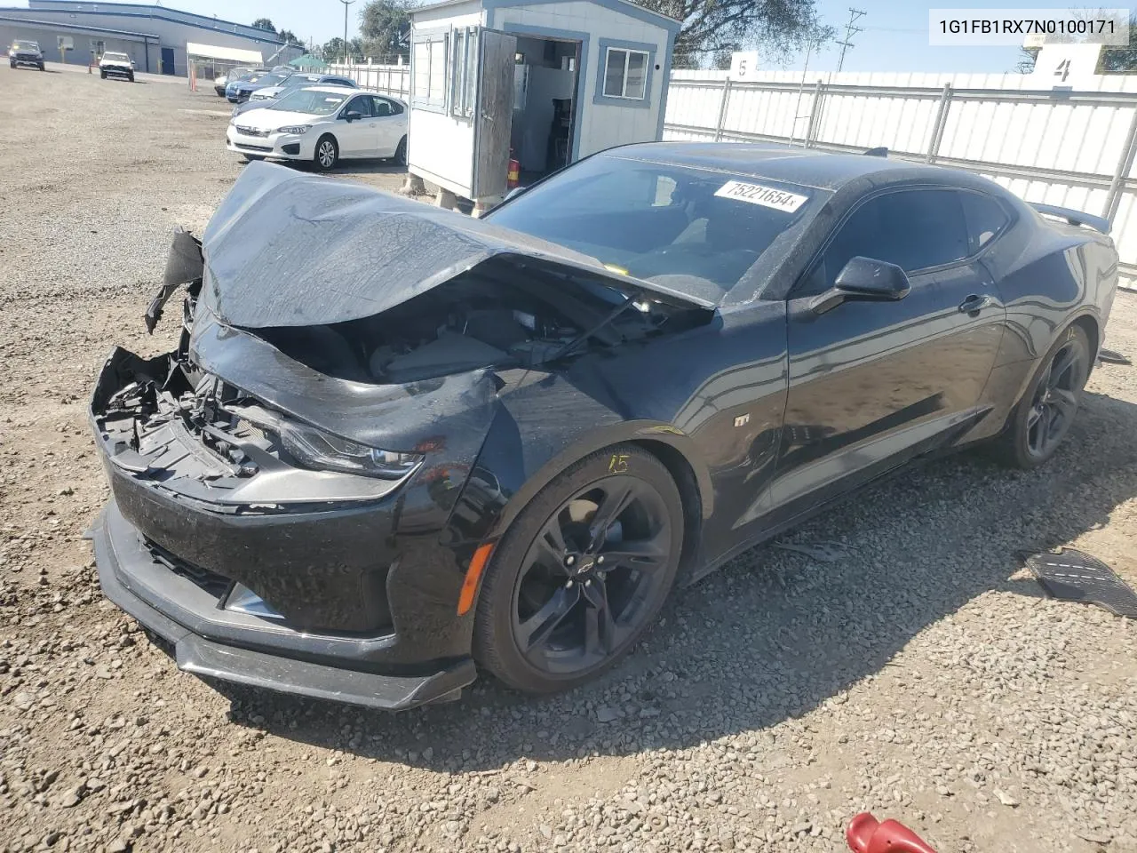 2022 Chevrolet Camaro Ls VIN: 1G1FB1RX7N0100171 Lot: 75221654