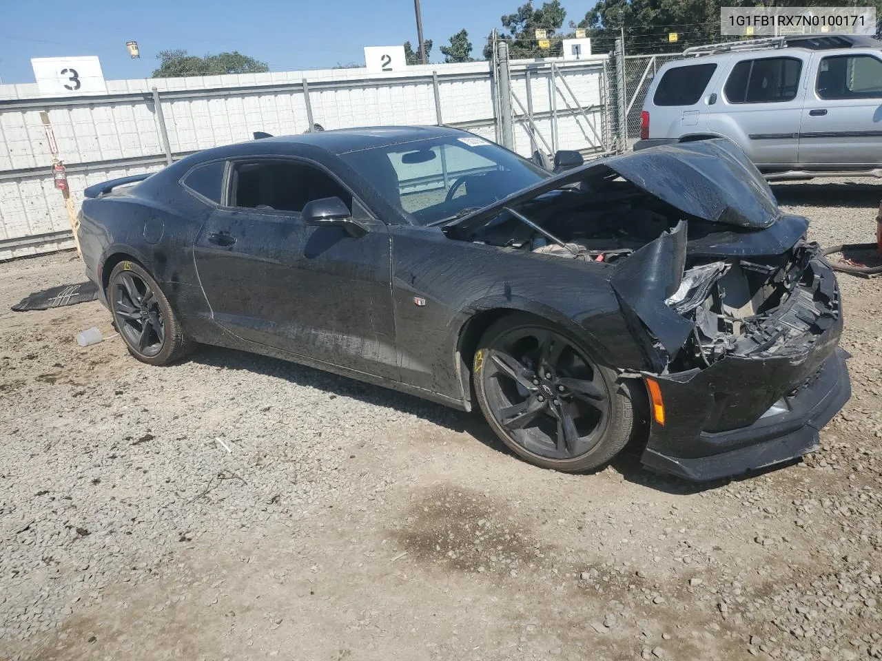 2022 Chevrolet Camaro Ls VIN: 1G1FB1RX7N0100171 Lot: 75221654