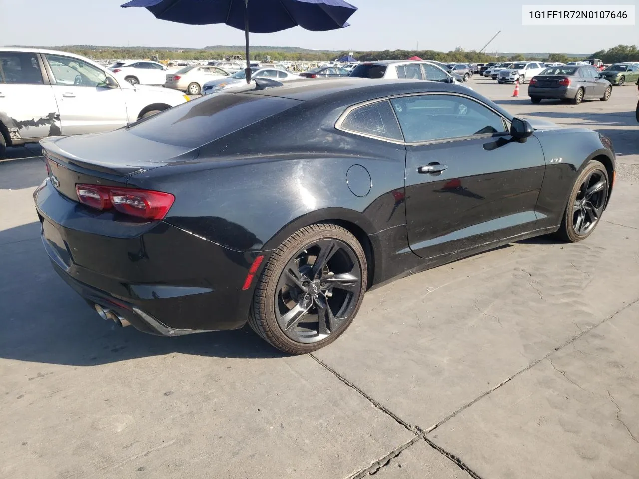 2022 Chevrolet Camaro Lt1 VIN: 1G1FF1R72N0107646 Lot: 75359194