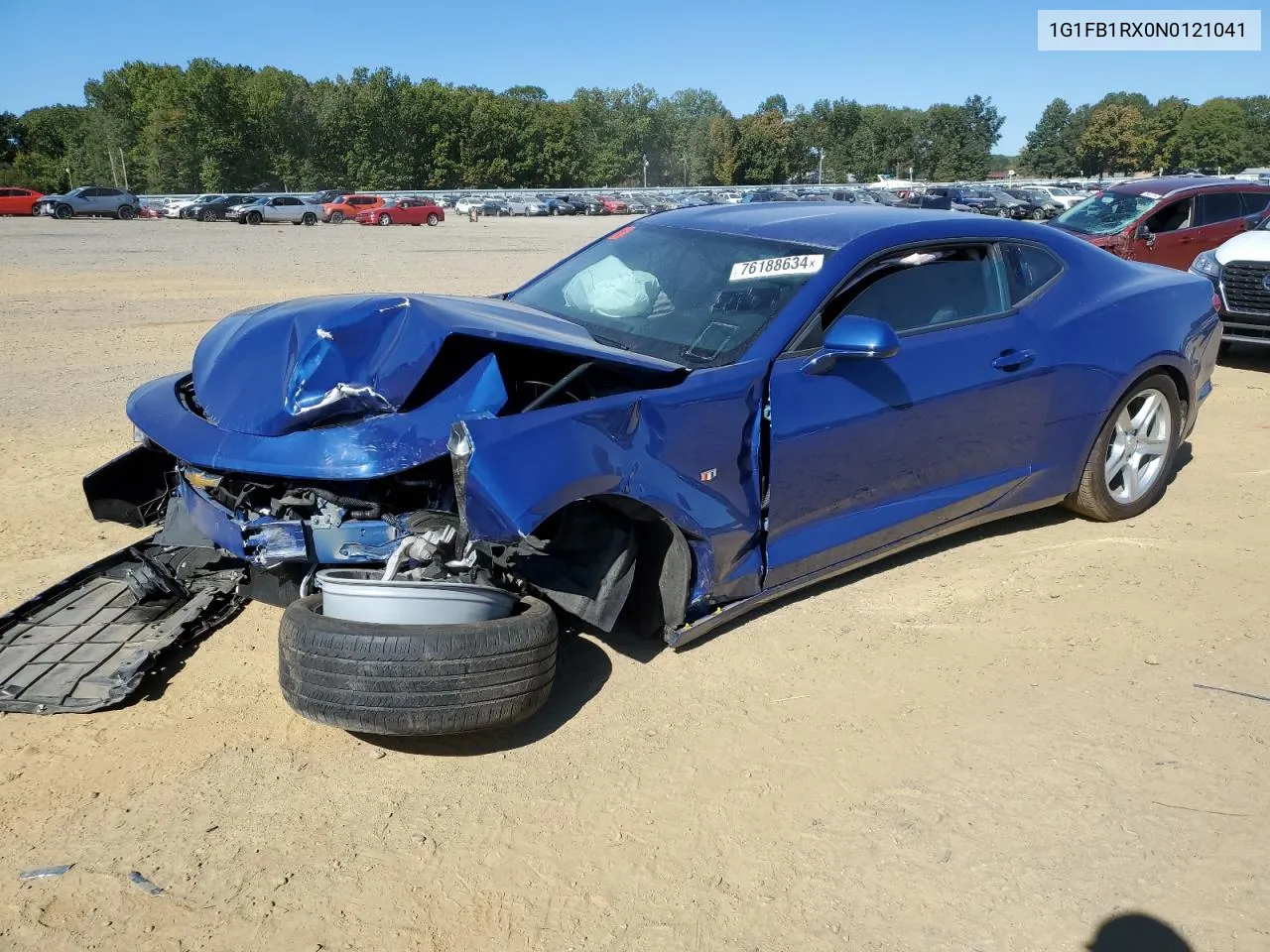 2022 Chevrolet Camaro Ls VIN: 1G1FB1RX0N0121041 Lot: 76188634