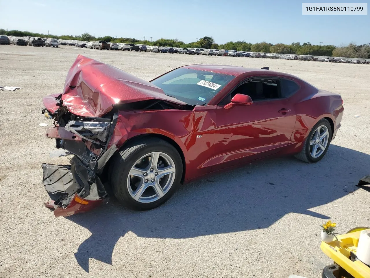 2022 Chevrolet Camaro Ls VIN: 1G1FA1RS5N0110799 Lot: 77024024