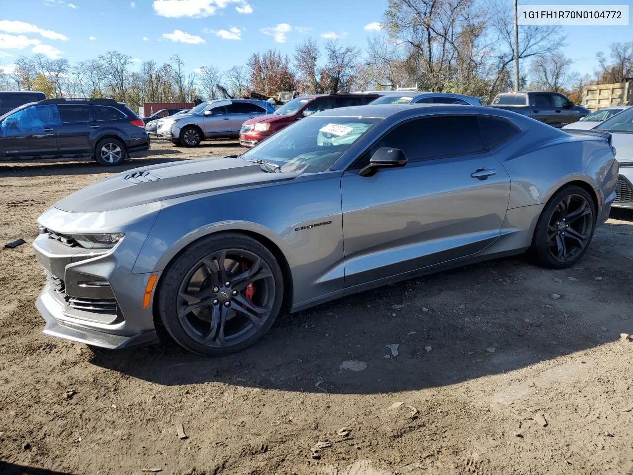 2022 Chevrolet Camaro Ss VIN: 1G1FH1R70N0104772 Lot: 77532374