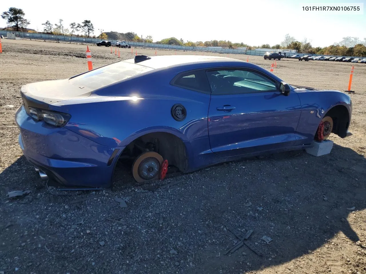 2022 Chevrolet Camaro Ss VIN: 1G1FH1R7XN0106755 Lot: 77852034