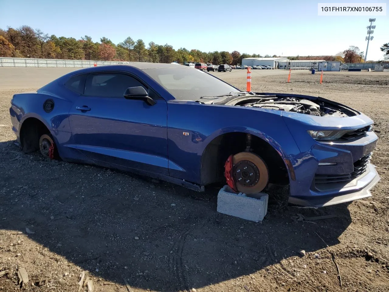 2022 Chevrolet Camaro Ss VIN: 1G1FH1R7XN0106755 Lot: 77852034