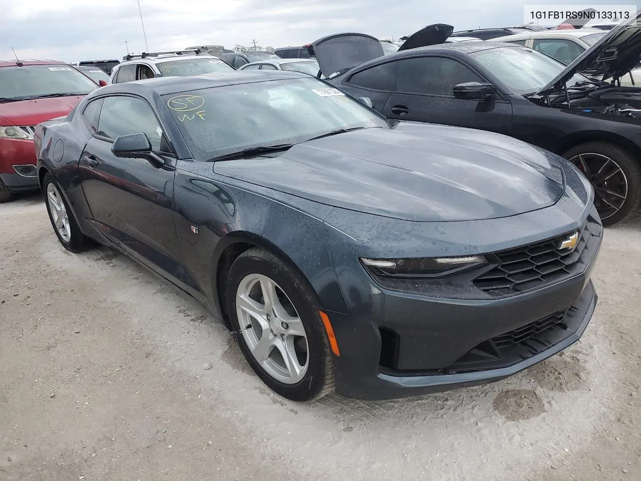 2022 Chevrolet Camaro Ls VIN: 1G1FB1RS9N0133113 Lot: 77861324