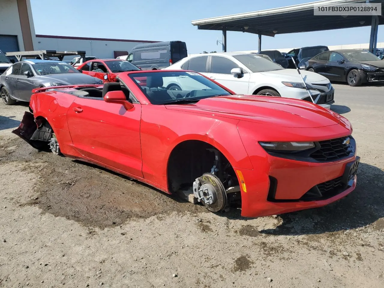 2023 Chevrolet Camaro Ls VIN: 1G1FB3DX3P0128894 Lot: 62712734