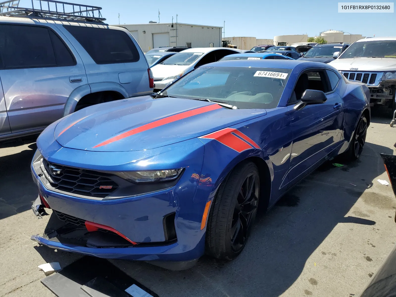 2023 Chevrolet Camaro Ls VIN: 1G1FB1RX8P0132680 Lot: 67416694