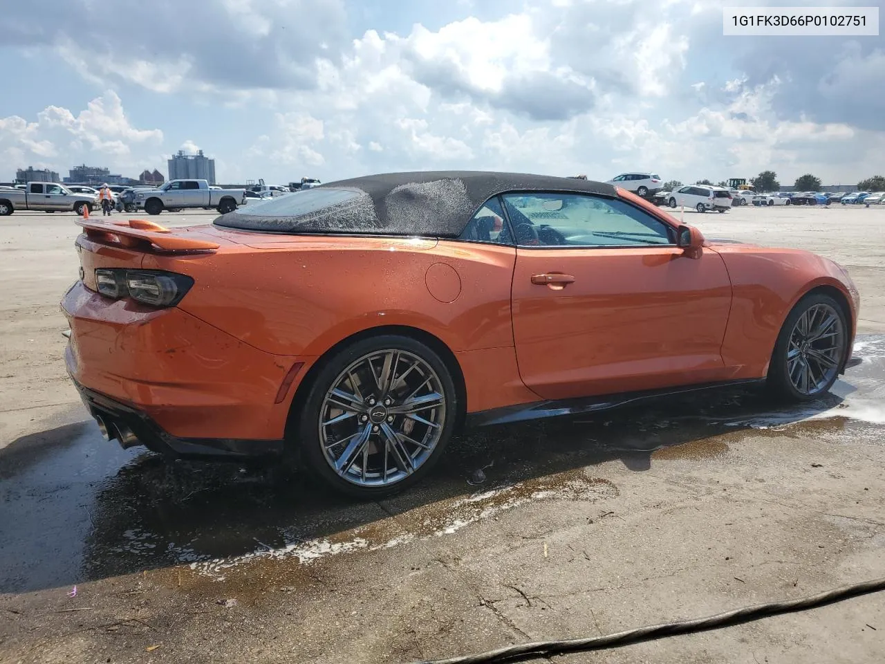 2023 Chevrolet Camaro Zl1 VIN: 1G1FK3D66P0102751 Lot: 72570864