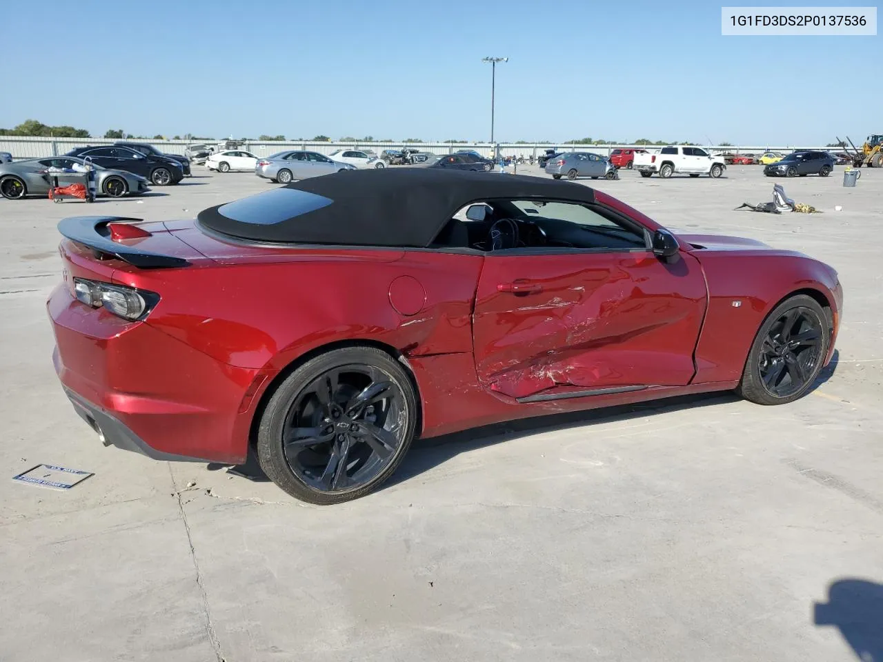 2023 Chevrolet Camaro Lt VIN: 1G1FD3DS2P0137536 Lot: 74040374