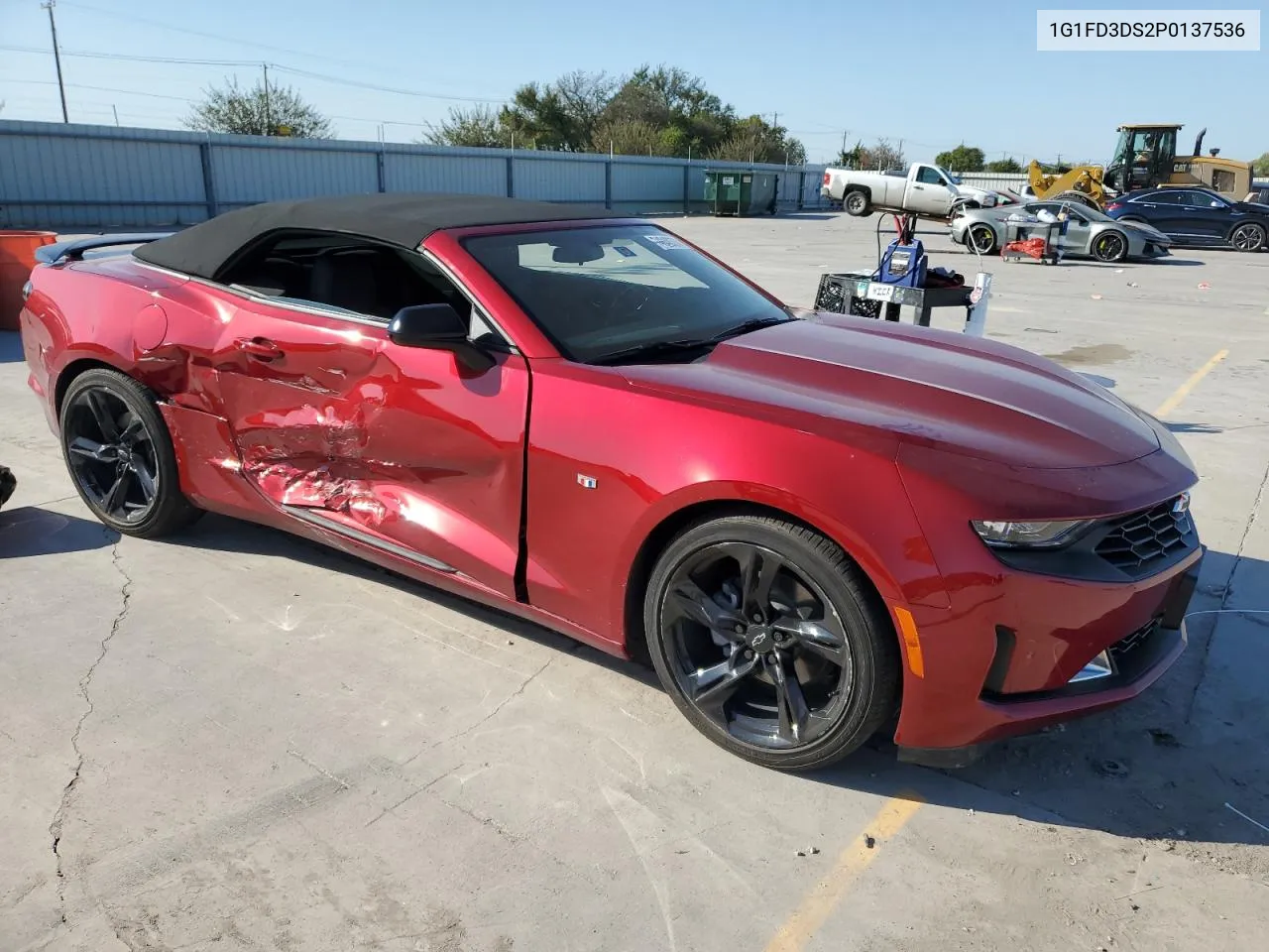 2023 Chevrolet Camaro Lt VIN: 1G1FD3DS2P0137536 Lot: 74040374