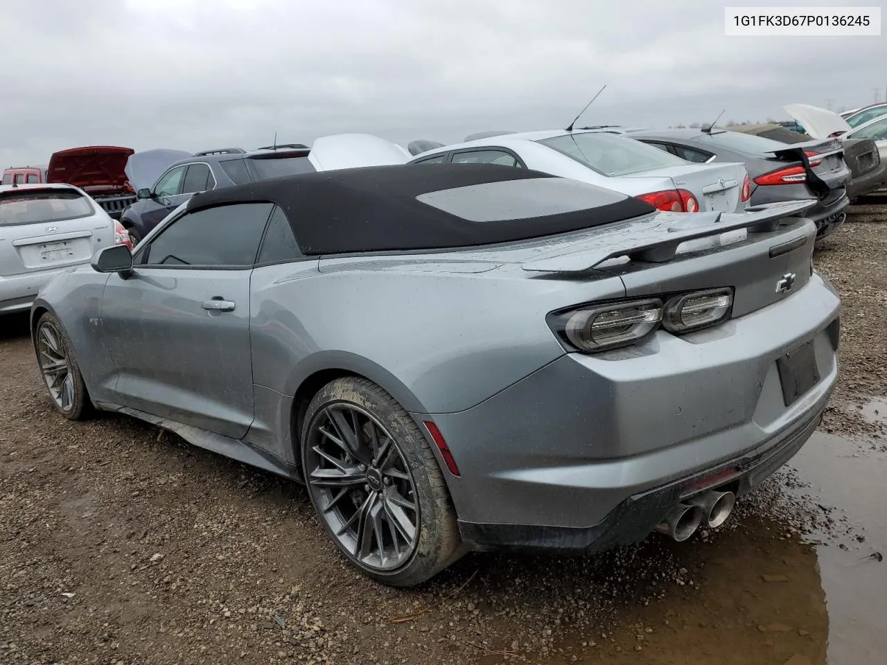 2023 Chevrolet Camaro Zl1 VIN: 1G1FK3D67P0136245 Lot: 78904624