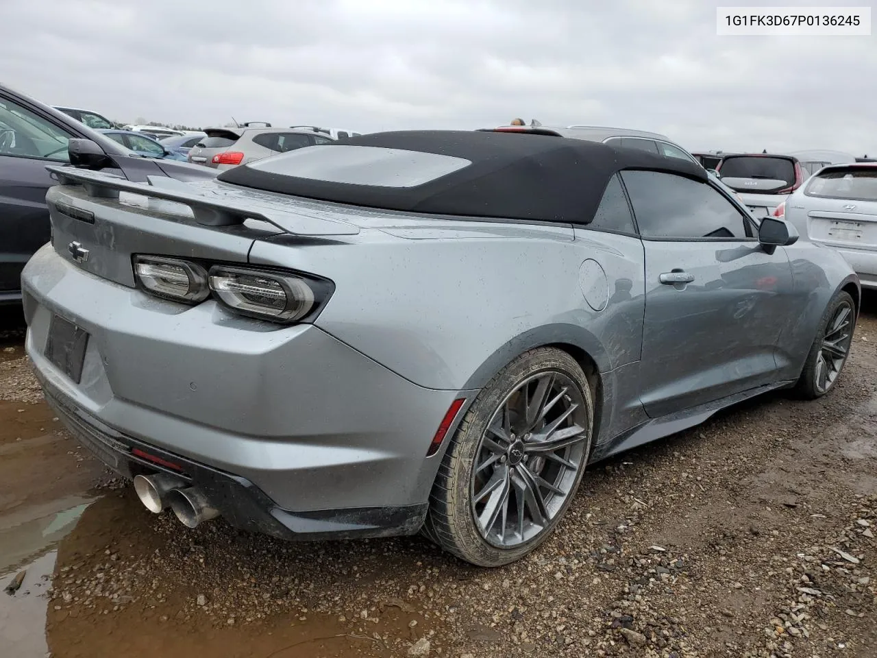 2023 Chevrolet Camaro Zl1 VIN: 1G1FK3D67P0136245 Lot: 78904624