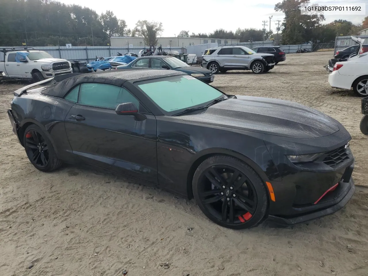 2023 Chevrolet Camaro Lt VIN: 1G1FD3DS7P0111692 Lot: 79188344