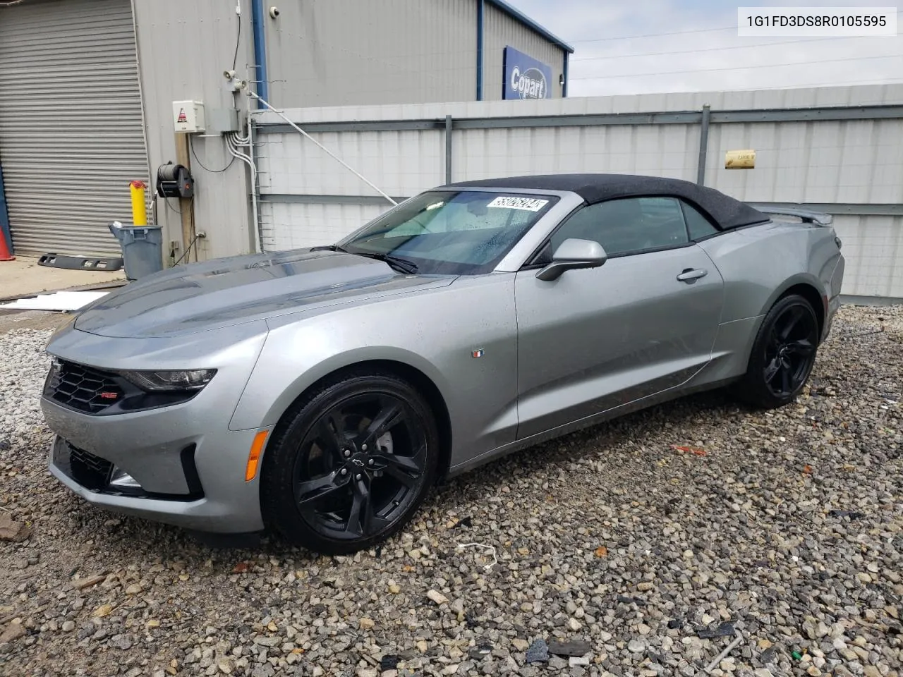 2024 Chevrolet Camaro Lt VIN: 1G1FD3DS8R0105595 Lot: 55026284