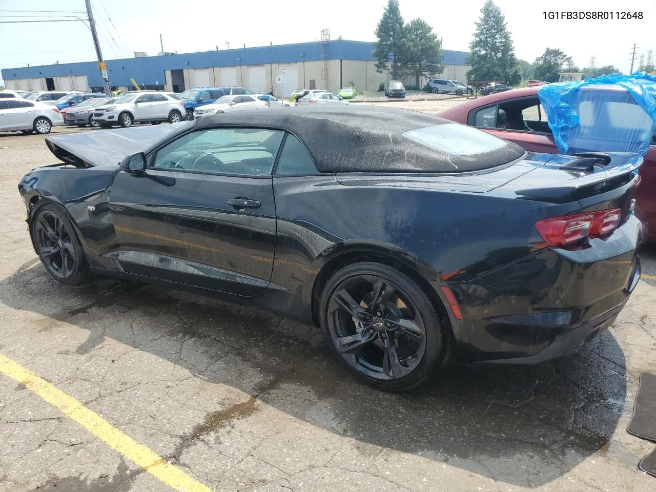 2024 Chevrolet Camaro Ls VIN: 1G1FB3DS8R0112648 Lot: 62657004