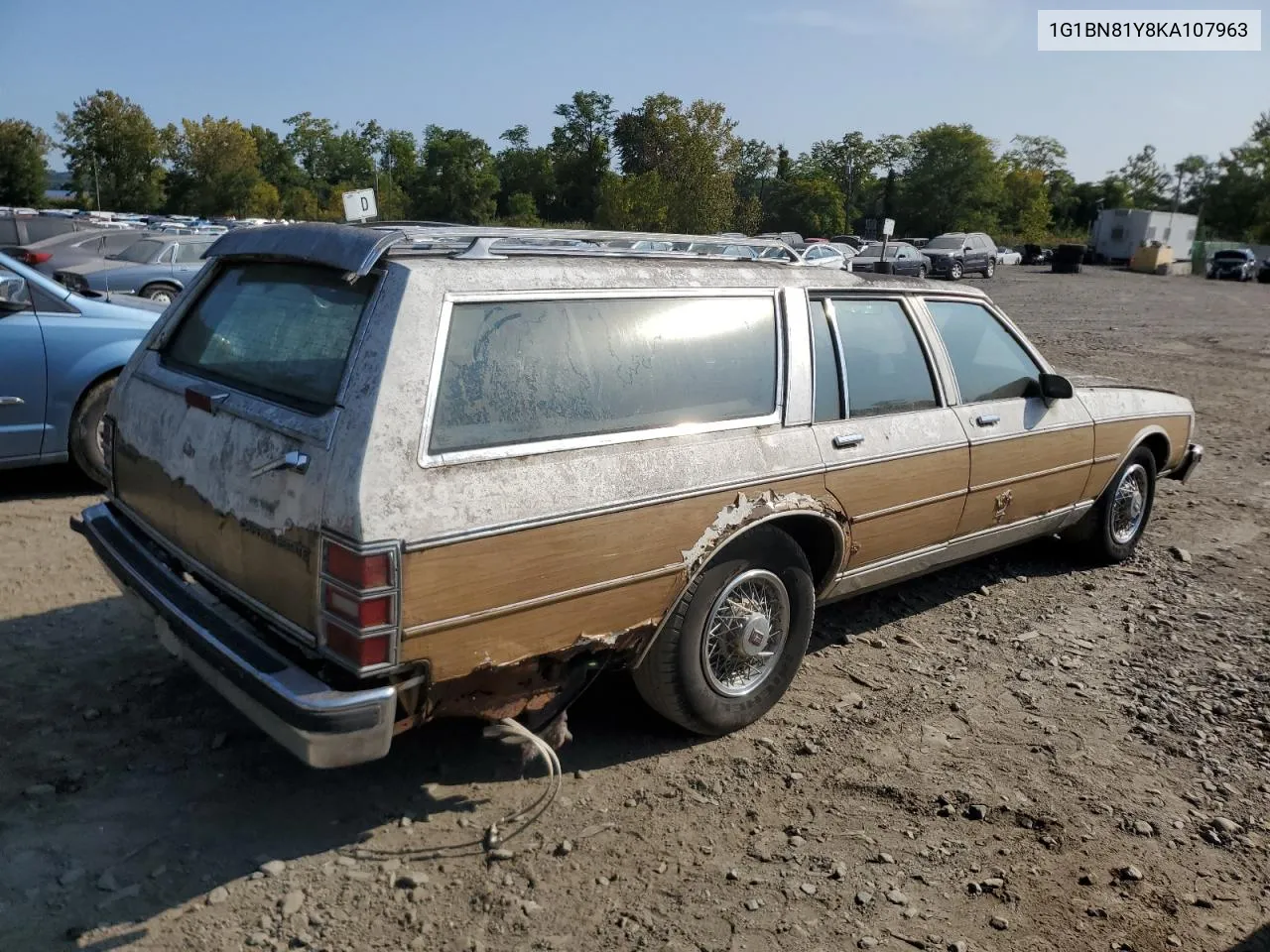 1989 Chevrolet Caprice Classic VIN: 1G1BN81Y8KA107963 Lot: 71134294