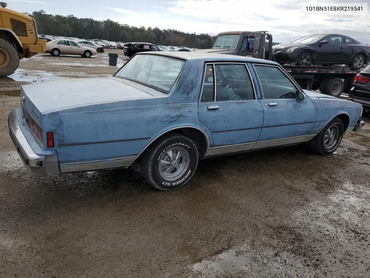 1989 Chevrolet Caprice Classic VIN: 1G1BN51E8KR219541 Lot: 78588294