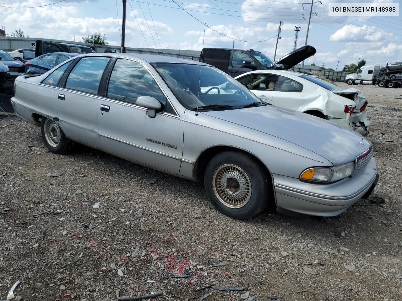 1991 Chevrolet Caprice Classic Ltz VIN: 1G1BN53E1MR148988 Lot: 63829374