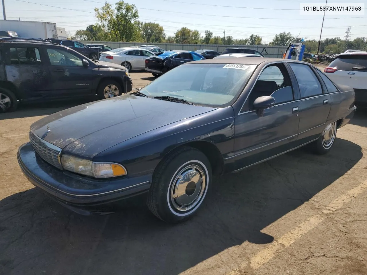 1G1BL537XNW147963 1992 Chevrolet Caprice