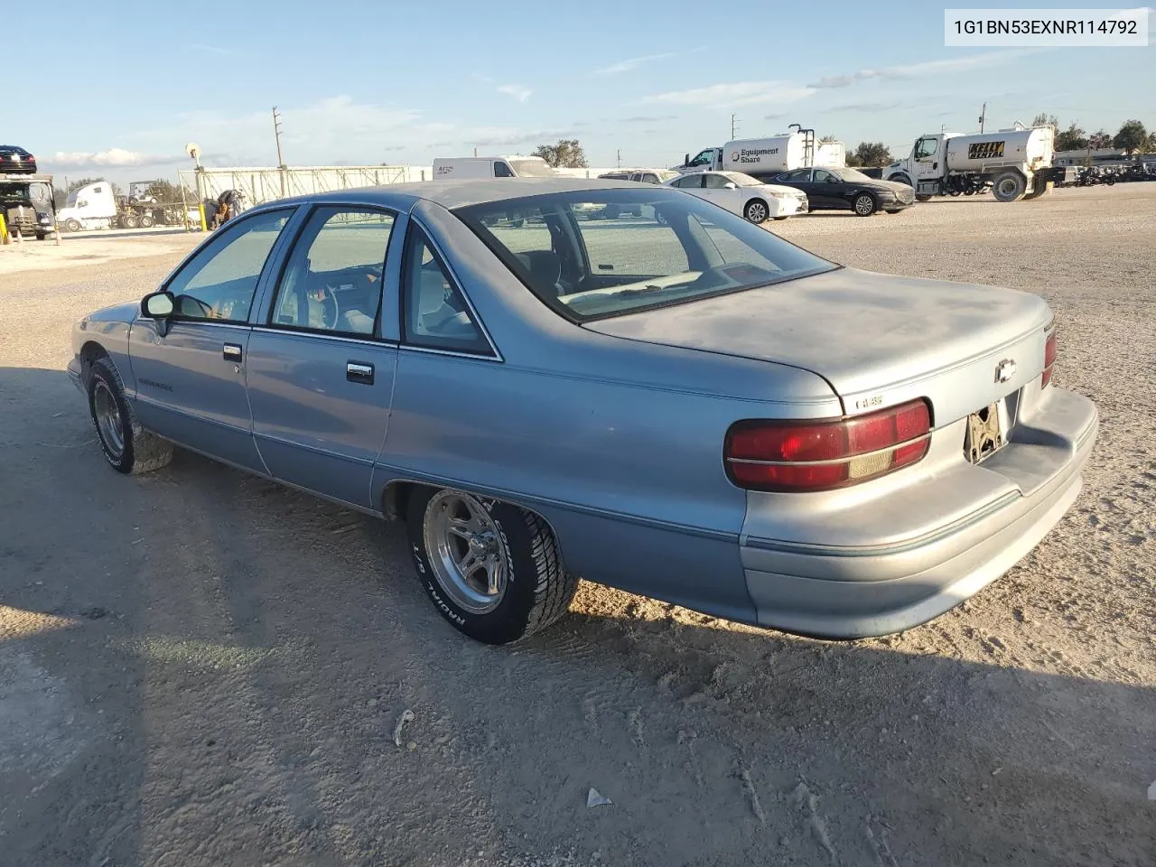 1992 Chevrolet Caprice Classic Ltz VIN: 1G1BN53EXNR114792 Lot: 78010784