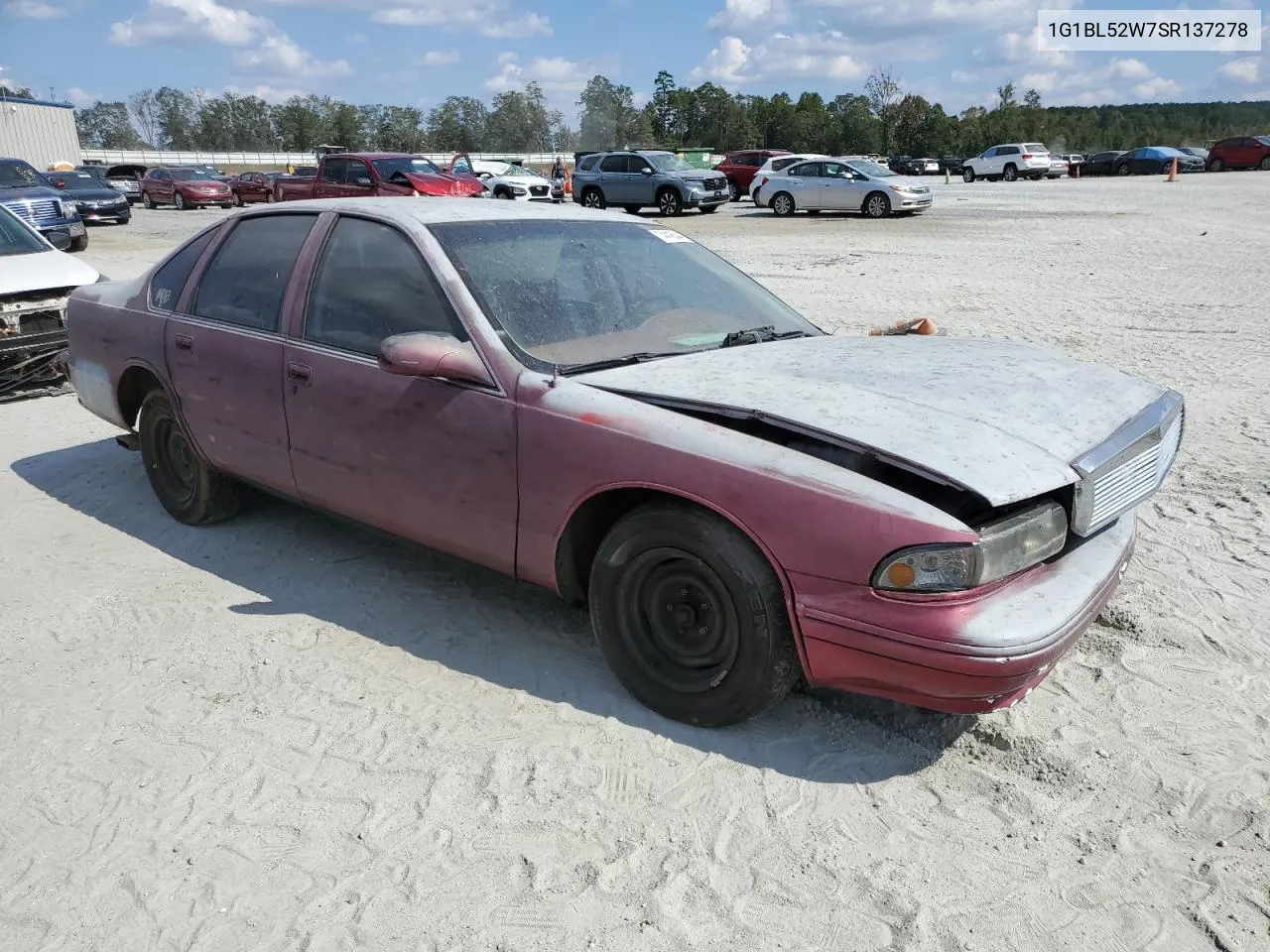 1995 Chevrolet Caprice Classic VIN: 1G1BL52W7SR137278 Lot: 74446544