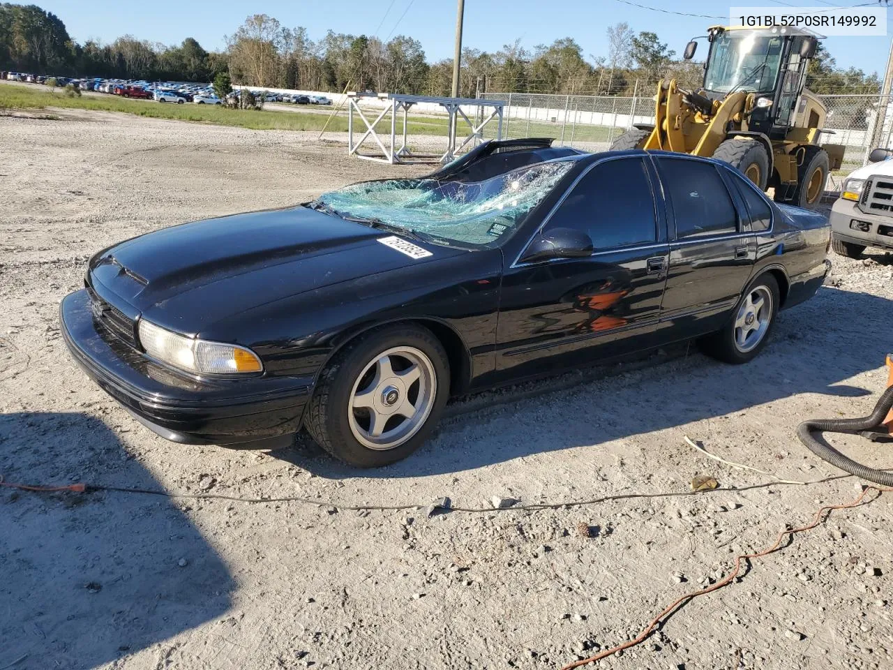 1995 Chevrolet Caprice / Impala Classic Ss VIN: 1G1BL52P0SR149992 Lot: 75123524