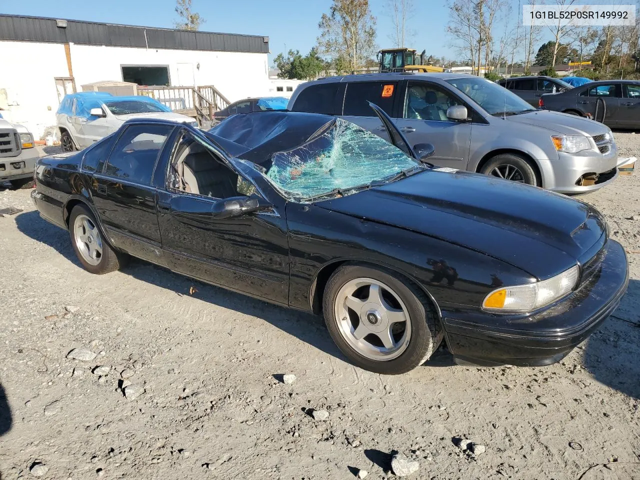 1995 Chevrolet Caprice / Impala Classic Ss VIN: 1G1BL52P0SR149992 Lot: 75123524