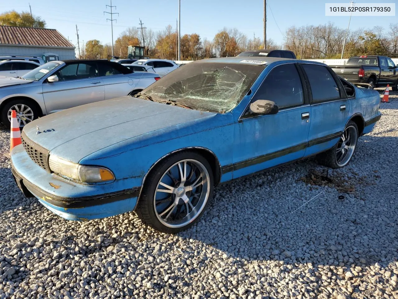 1995 Chevrolet Caprice / Impala Classic Ss VIN: 1G1BL52P0SR179350 Lot: 79279984