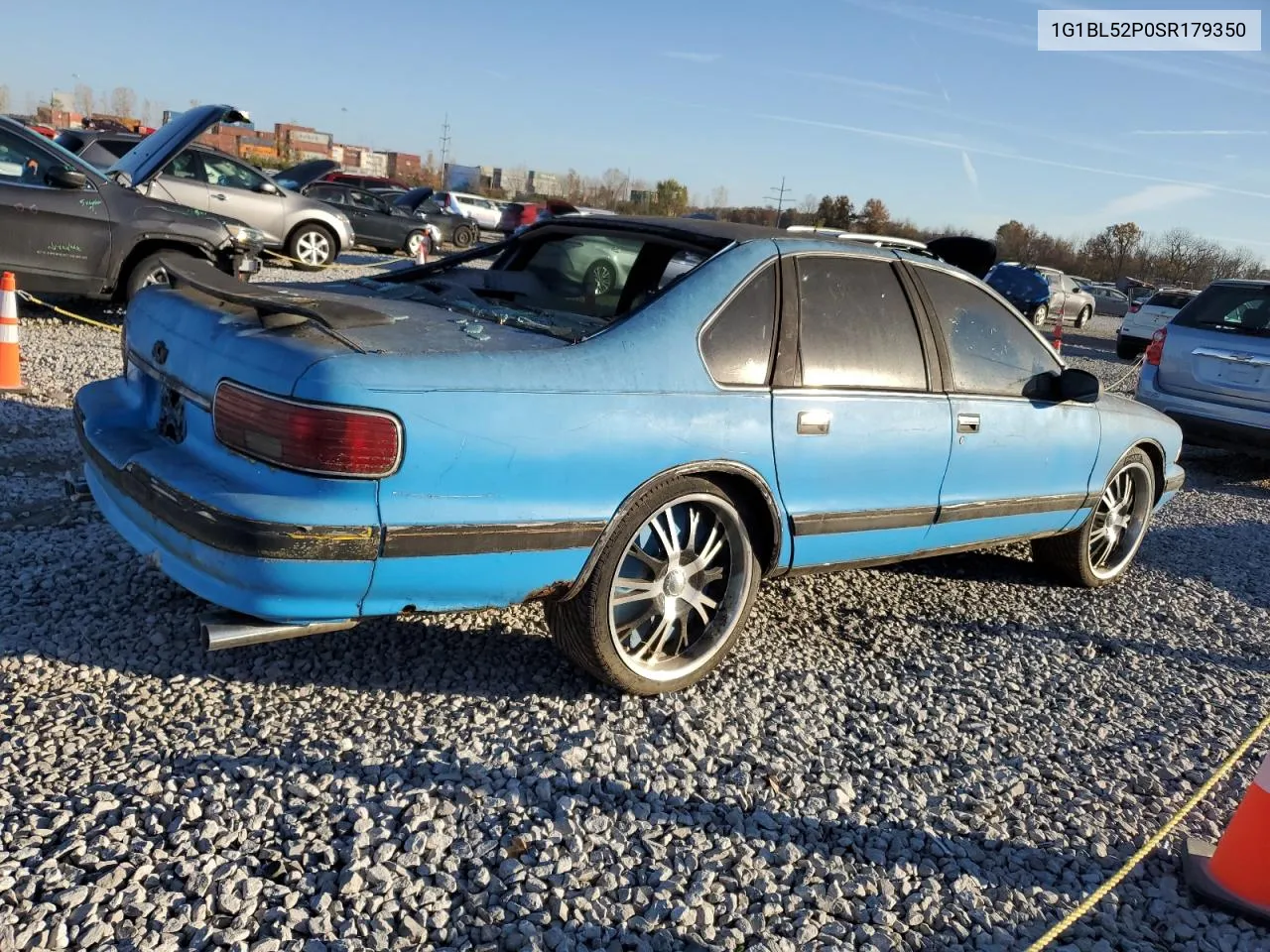 1995 Chevrolet Caprice / Impala Classic Ss VIN: 1G1BL52P0SR179350 Lot: 79279984