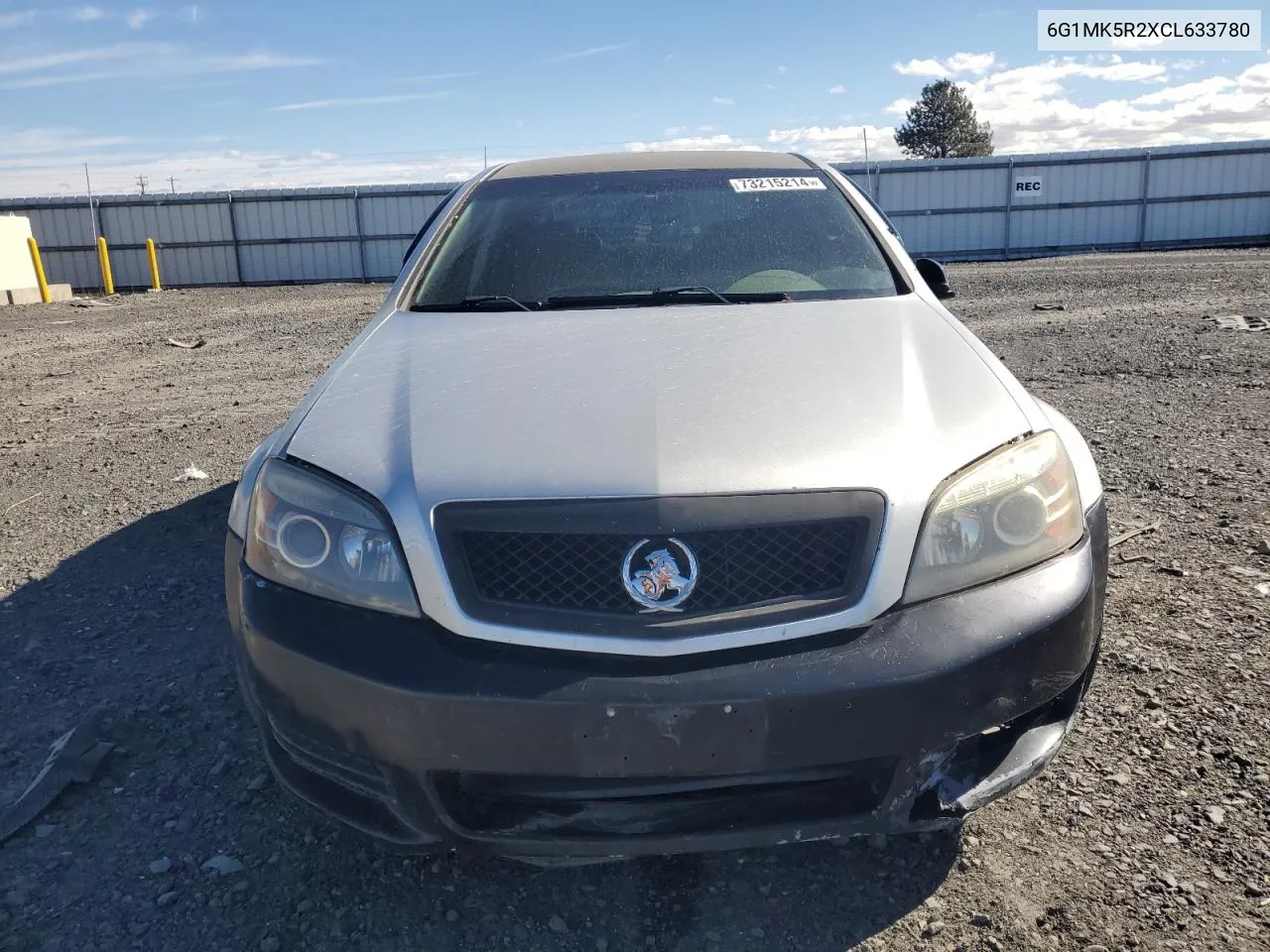 2012 Chevrolet Caprice Police VIN: 6G1MK5R2XCL633780 Lot: 73215214